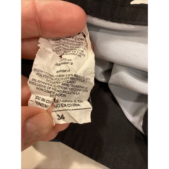 Hurley Phantom Men's Blocked Flight 19 Board Shorts Sz 34 - Picture 3 of 9